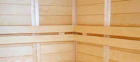 Rückenlehne Sauna-Liege